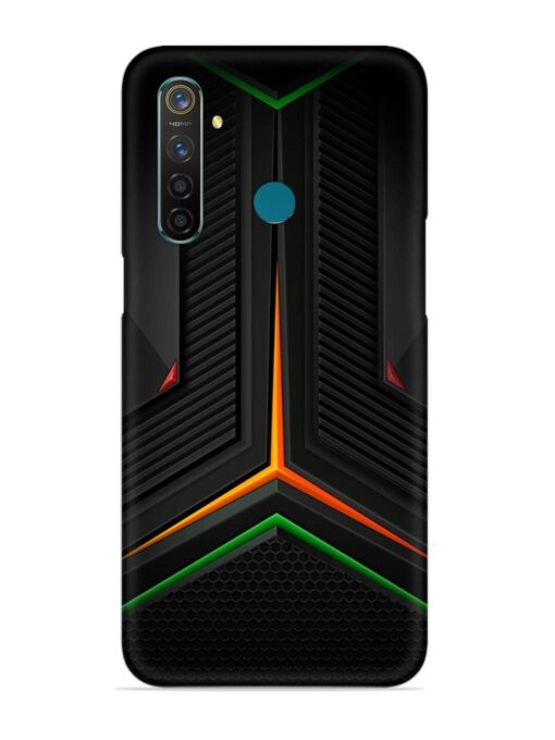 Orange Triangle Light Snap Case for Realme 5 Pro