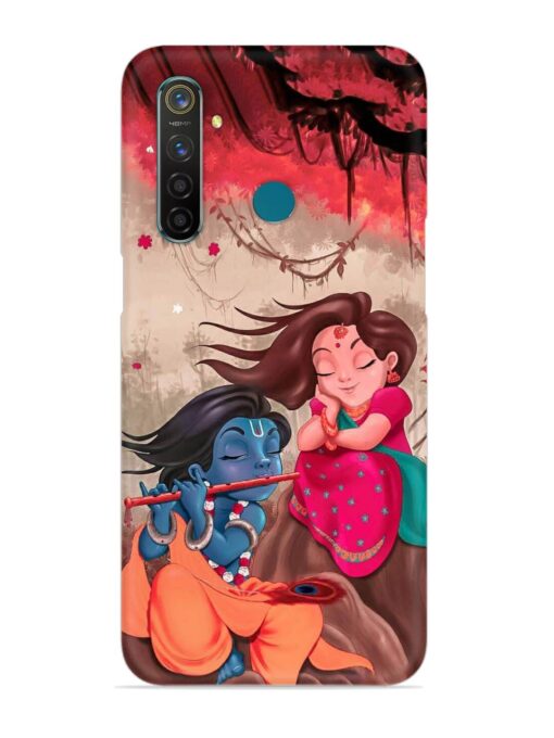 Radhe Krishna Water Art Snap Case for Realme 5 Pro