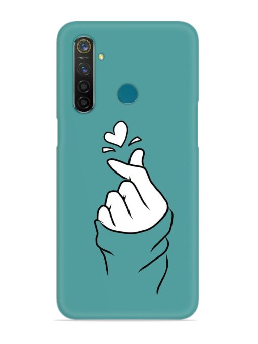 Korean Heart Sign Art Snap Case for Realme 5 Pro