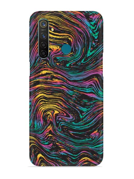 Abstract Liquid Colors Snap Case for Realme 5 Pro Zapvi