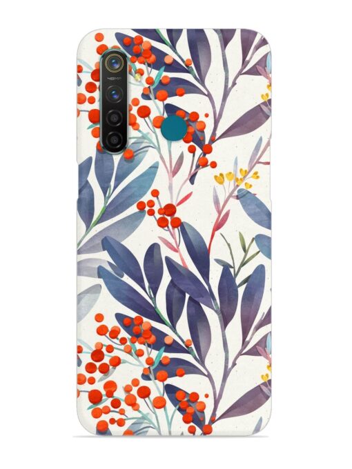 Seamless Floral Pattern Snap Case for Realme 5 Pro Zapvi