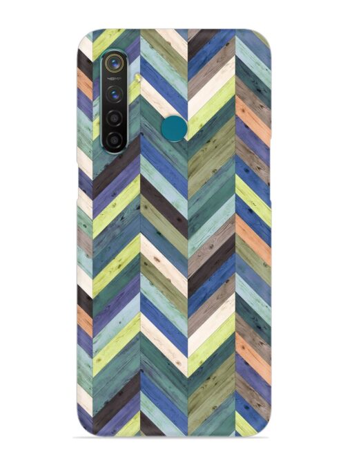 Chevron Random Color Snap Case for Realme 5 Pro Zapvi