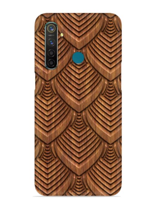 Carved Pattern On Snap Case for Realme 5 Pro Zapvi