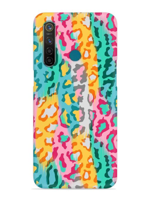 Seamless Vector Colorful Snap Case for Realme 5 Pro Zapvi