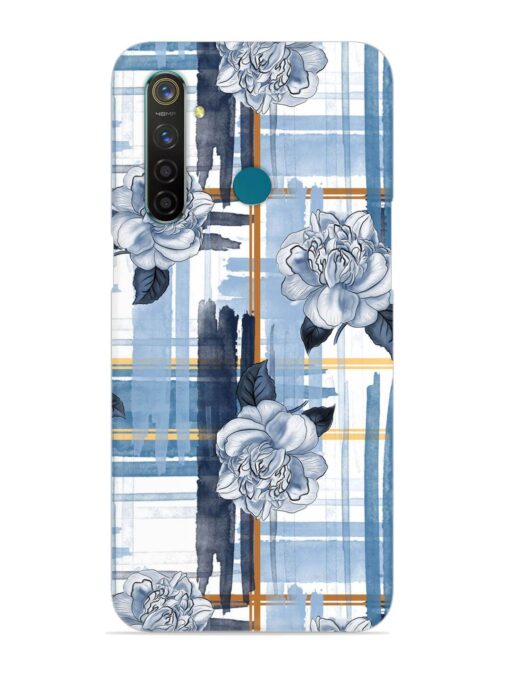 Watercolor Pattern Rose Snap Case for Realme 5 Pro Zapvi