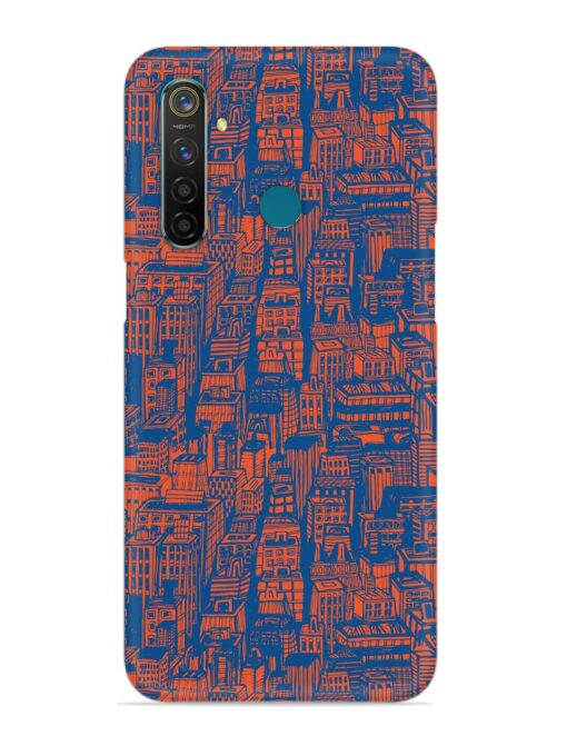 Hand Drawn Seamless Snap Case for Realme 5 Pro Zapvi