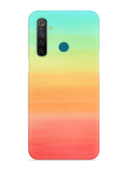 Background Sky Watercolor Snap Case for Realme 5 Pro Zapvi