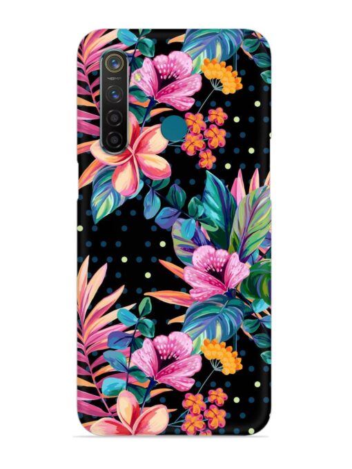 Seamless Floral Pattern Snap Case for Realme 5 Pro