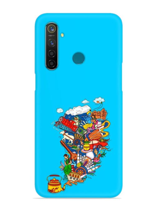 Vector Design Indian Snap Case for Realme 5 Pro