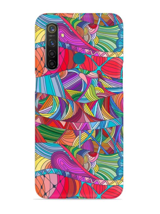 Seamless Patterns Hand Drawn Snap Case for Realme 5 Pro