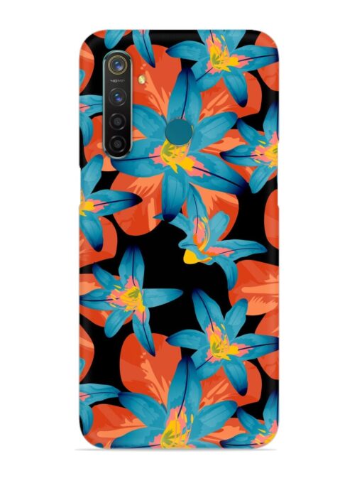 Philippine Flowers Seamless Snap Case for Realme 5 Pro Zapvi