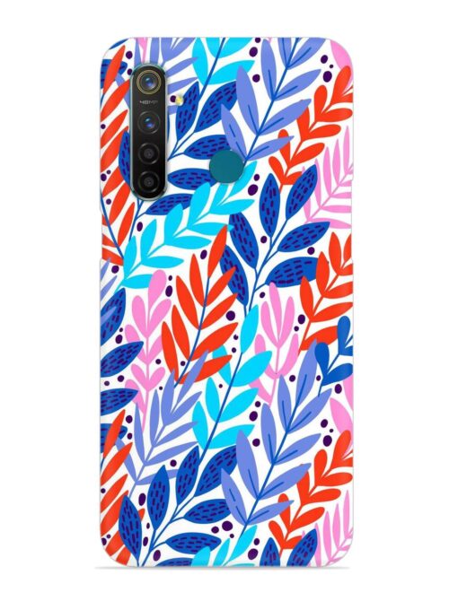 Bright Floral Tropical Snap Case for Realme 5 Pro Zapvi