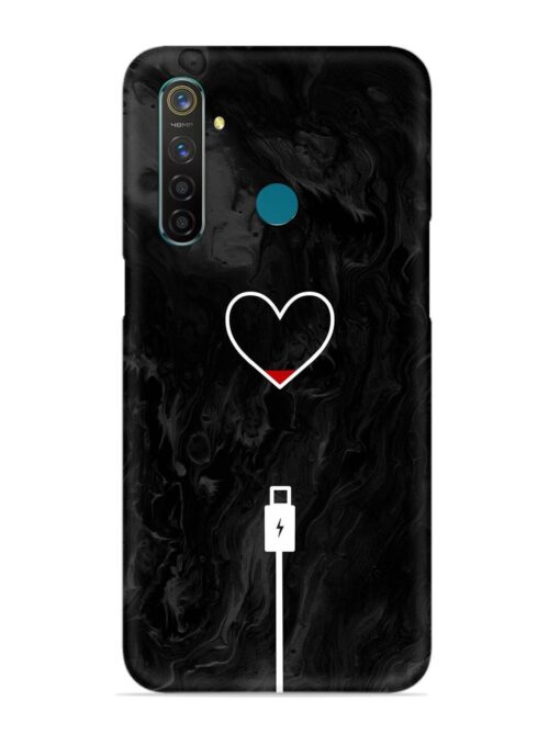 Heart Charging Vector Snap Case for Realme 5 Pro