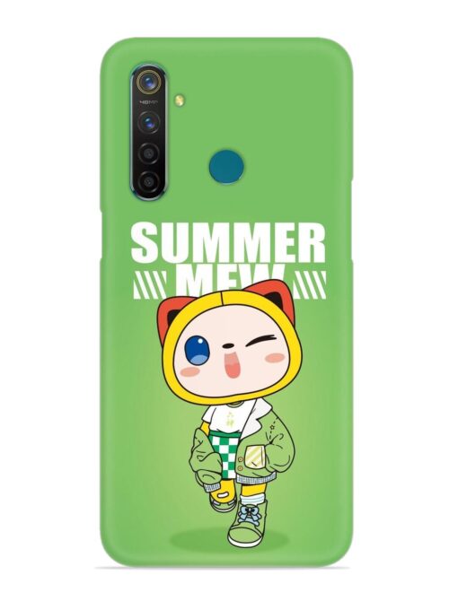 Summer Mew Snap Case for Realme 5 Pro