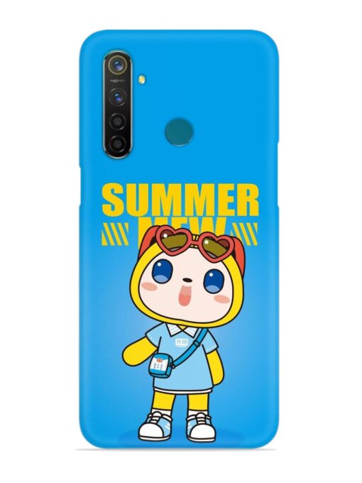 Summer Mew Cartoon Snap Case for Realme 5 Pro