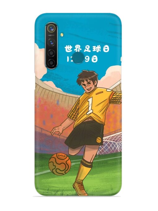 Soccer Kick Snap Case for Realme 5 Pro