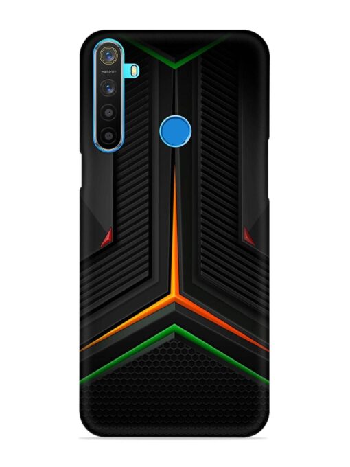 Orange Triangle Light Snap Case for Realme 5S