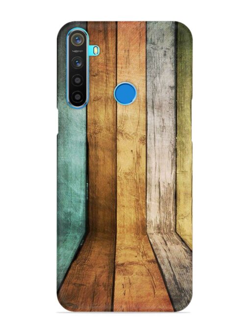 Wooden Realistic Art Snap Case for Realme 5S Zapvi