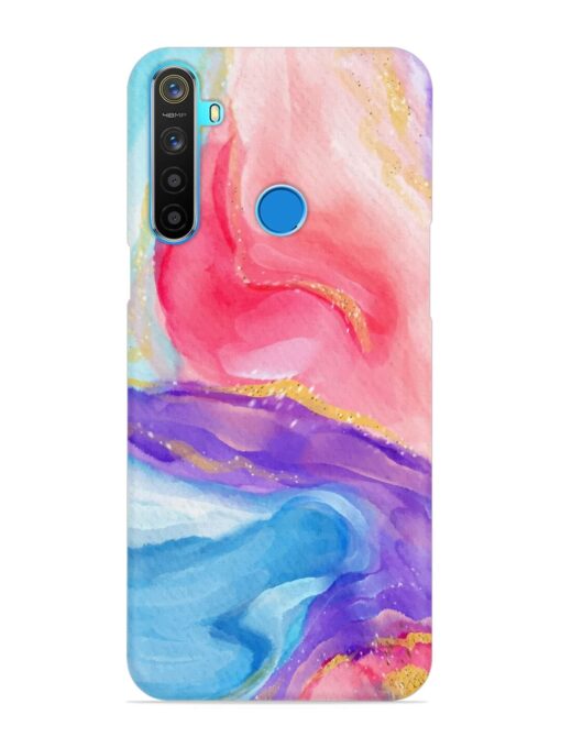 Watercolor Gradient Snap Case for Realme 5S Zapvi