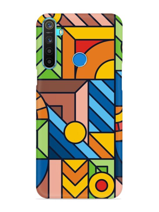 Colorful Geometric Snap Case for Realme 5S