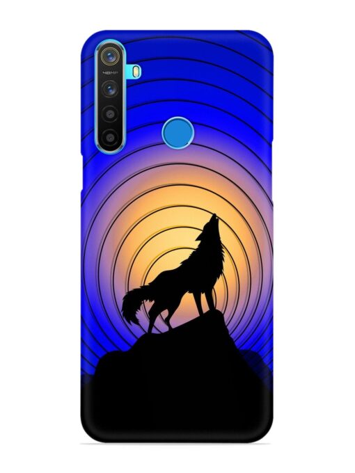 Fox Roaring Design Snap Case for Realme 5S Zapvi