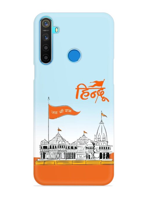 Ram Mandir Hindu Snap Case for Realme 5S Zapvi