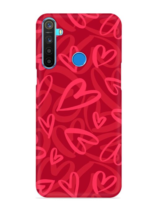 Seamless Romantic Pattern Snap Case for Realme 5S Zapvi