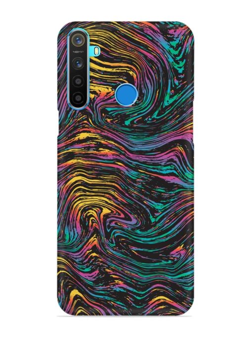 Abstract Liquid Colors Snap Case for Realme 5S