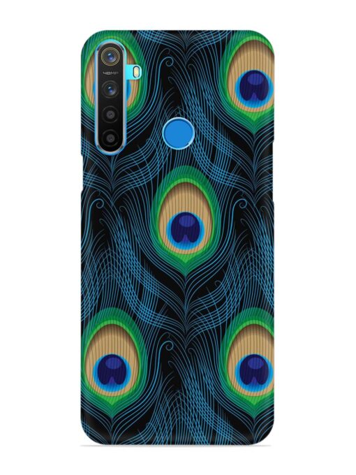 Seamless Pattern Peacock Snap Case for Realme 5S Zapvi