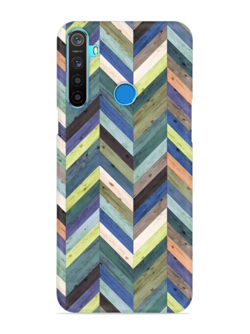 Chevron Random Color Snap Case for Realme 5S Zapvi