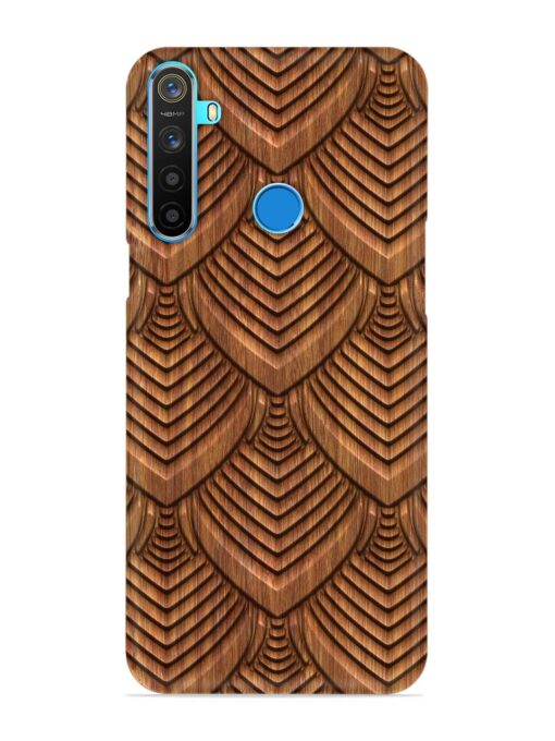 Carved Pattern On Snap Case for Realme 5S Zapvi