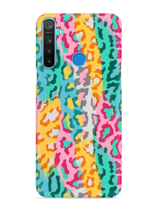 Seamless Vector Colorful Snap Case for Realme 5S Zapvi