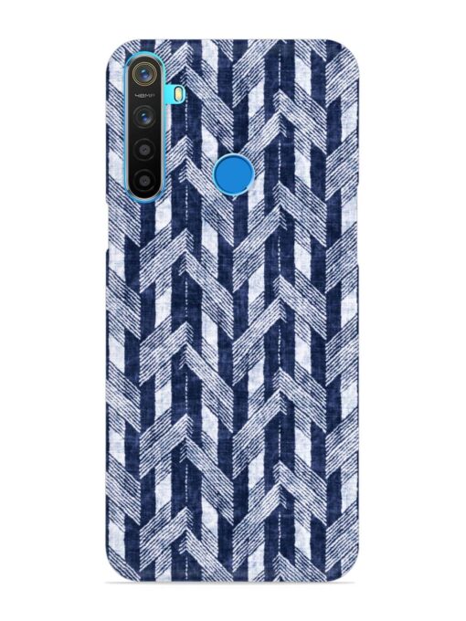 Abstract Herringbone Motif Snap Case for Realme 5S Zapvi