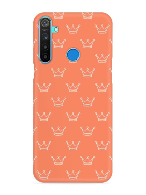 Hand Drawn Crown Snap Case for Realme 5S Zapvi