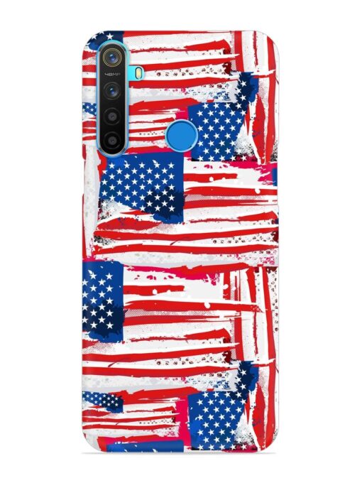 Usa Flag Seamless Snap Case for Realme 5S