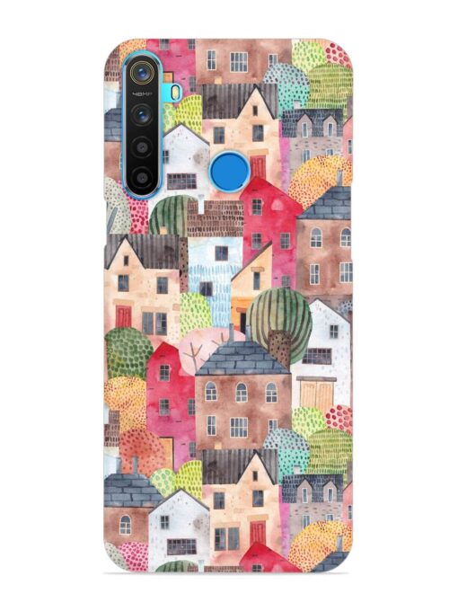 Abstract Seamless Pattern Snap Case for Realme 5S Zapvi