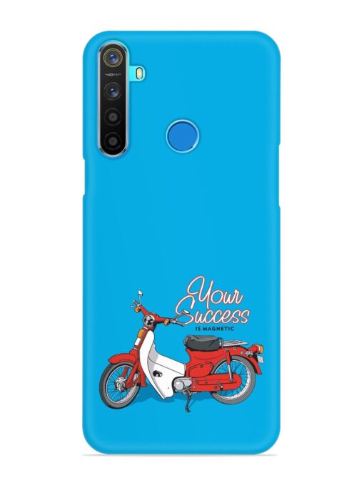 Motorcycles Image Vector Snap Case for Realme 5S Zapvi