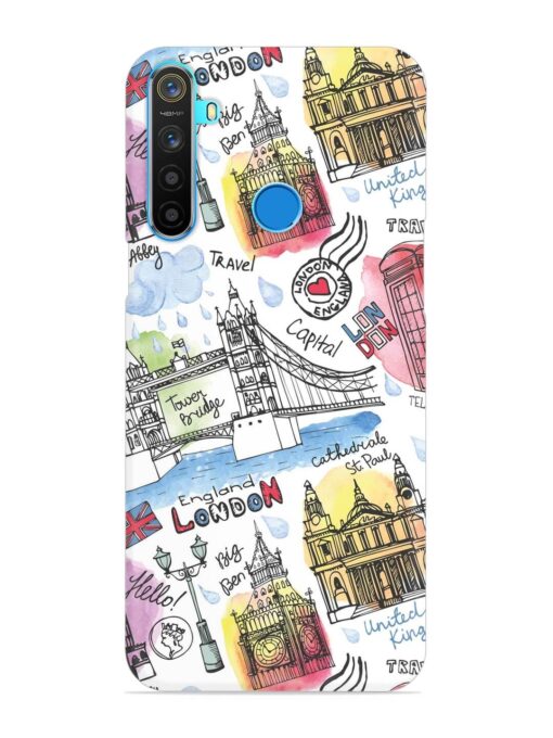 Vector London Landmark Snap Case for Realme 5S Zapvi