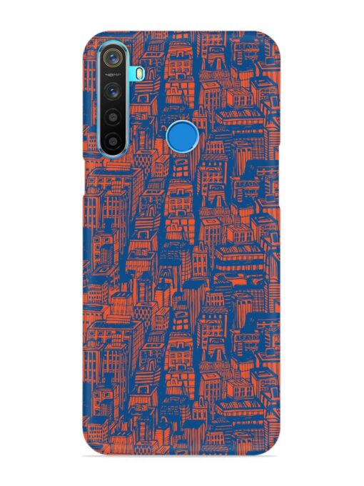 Hand Drawn Seamless Snap Case for Realme 5S Zapvi