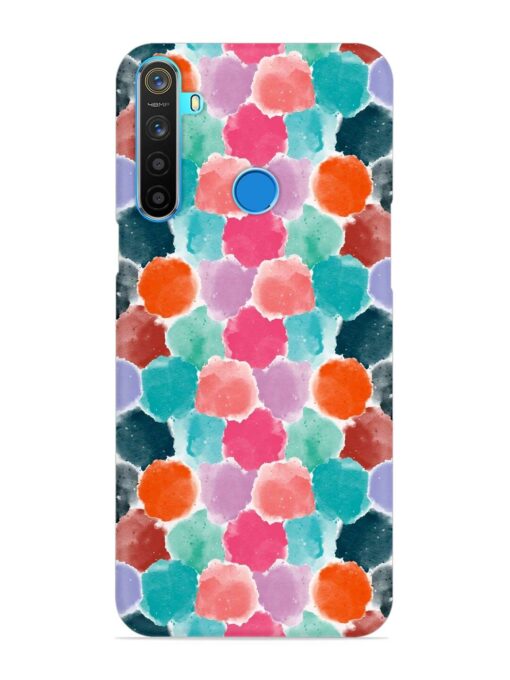 Colorful Seamless Pattern Snap Case for Realme 5S Zapvi