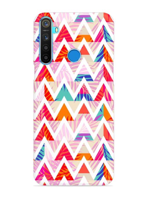 Abstract Triangle Background Snap Case for Realme 5S Zapvi