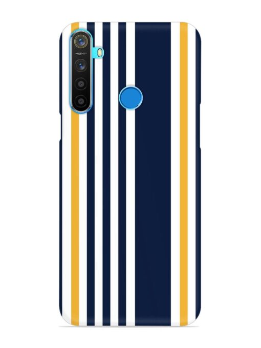 Seamless Stripe Pattern Snap Case for Realme 5S