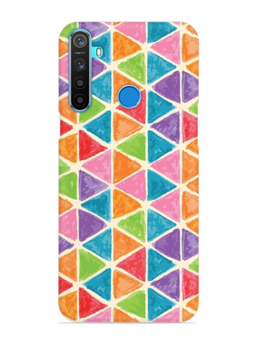 Seamless Colorful Isometric Snap Case for Realme 5S Zapvi