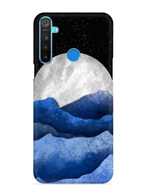 Full Moon Mountain Vector Snap Case for Realme 5S Zapvi