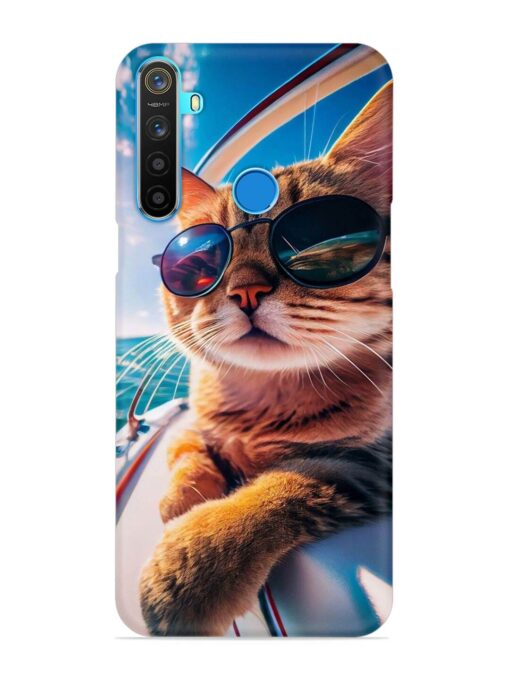 Cat In Style Snap Case for Realme 5S Zapvi