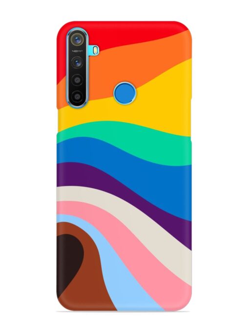 Minimal Pride Art Snap Case for Realme 5S Zapvi