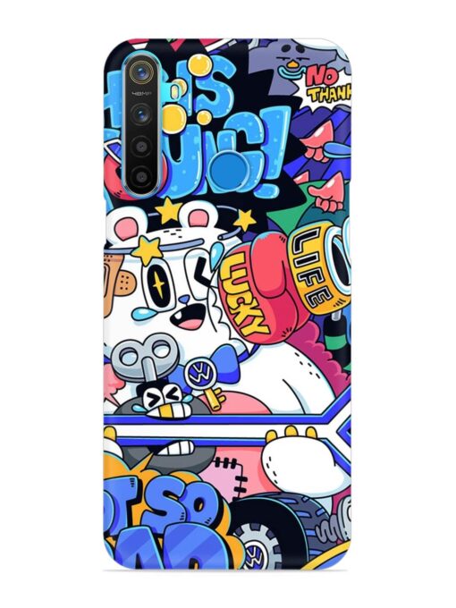 Universal Doodle Snap Case for Realme 5S Zapvi