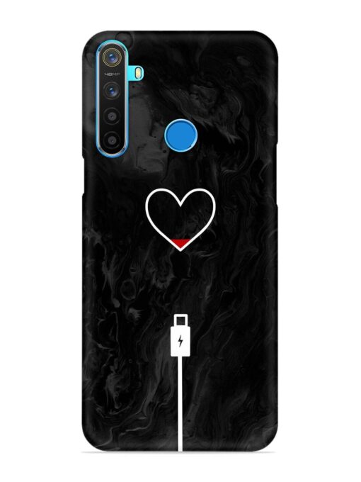 Heart Charging Vector Snap Case for Realme 5S Zapvi