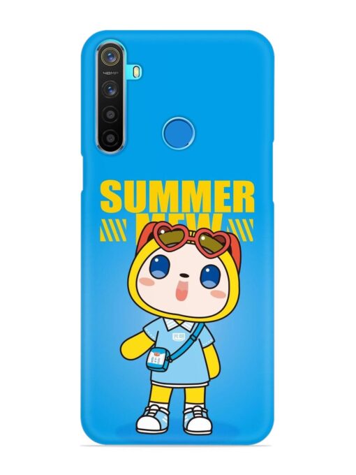 Summer Mew Cartoon Snap Case for Realme 5S Zapvi