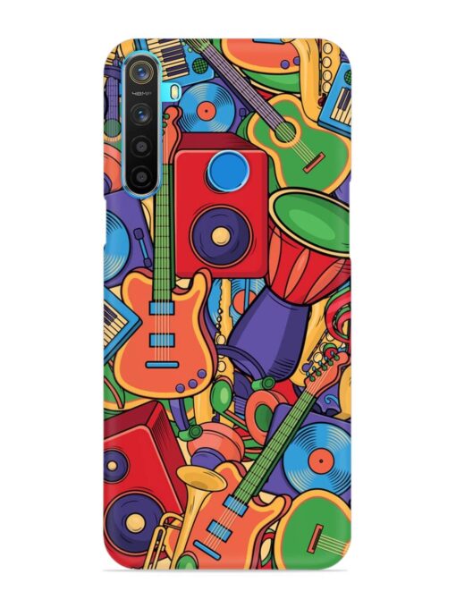 Colorful Music Art Snap Case for Realme 5S Zapvi